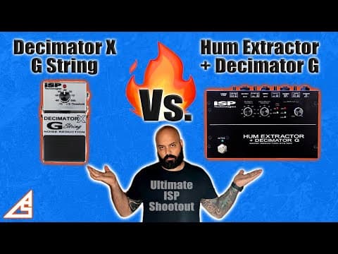 Decimator X G String vs. Hum Extractor + Decimator G | ¿Cuál elimina mejor el ruido?