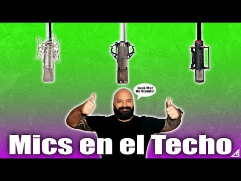 Cómo Construir una Montura de Techo para Micrófonos (DIY Ceiling Mic Mount)